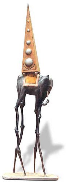 Elephant Temptation Of Saint Anthony Dali Statue